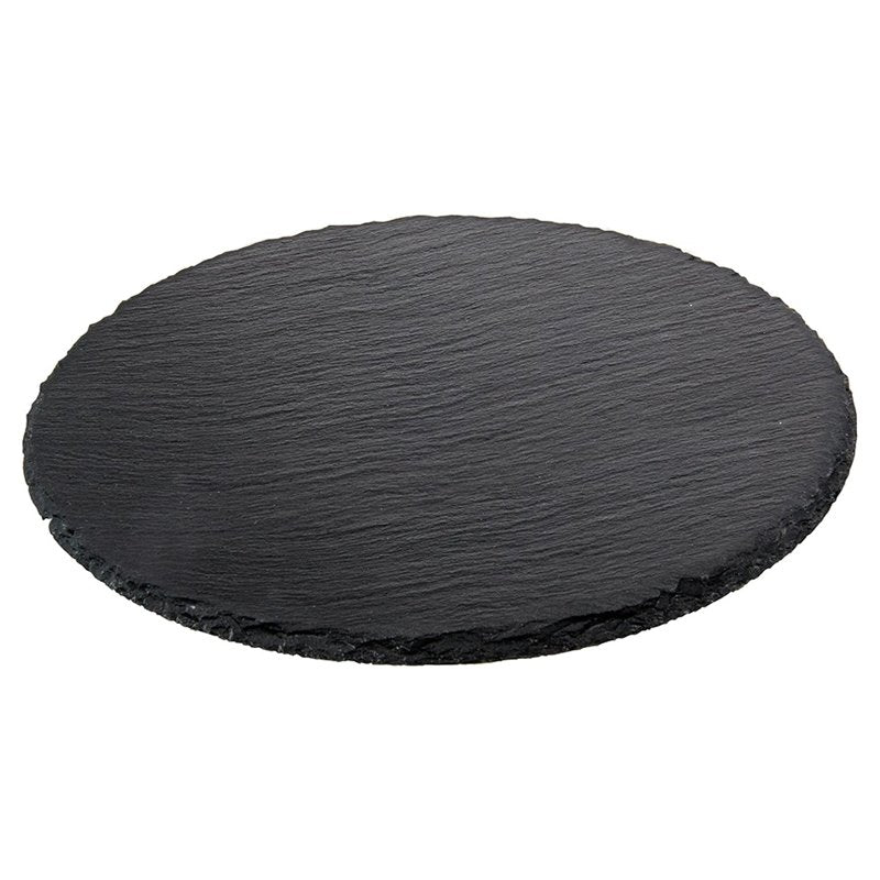 33 Cm Ilsa Plateau de service Rond en ardoise