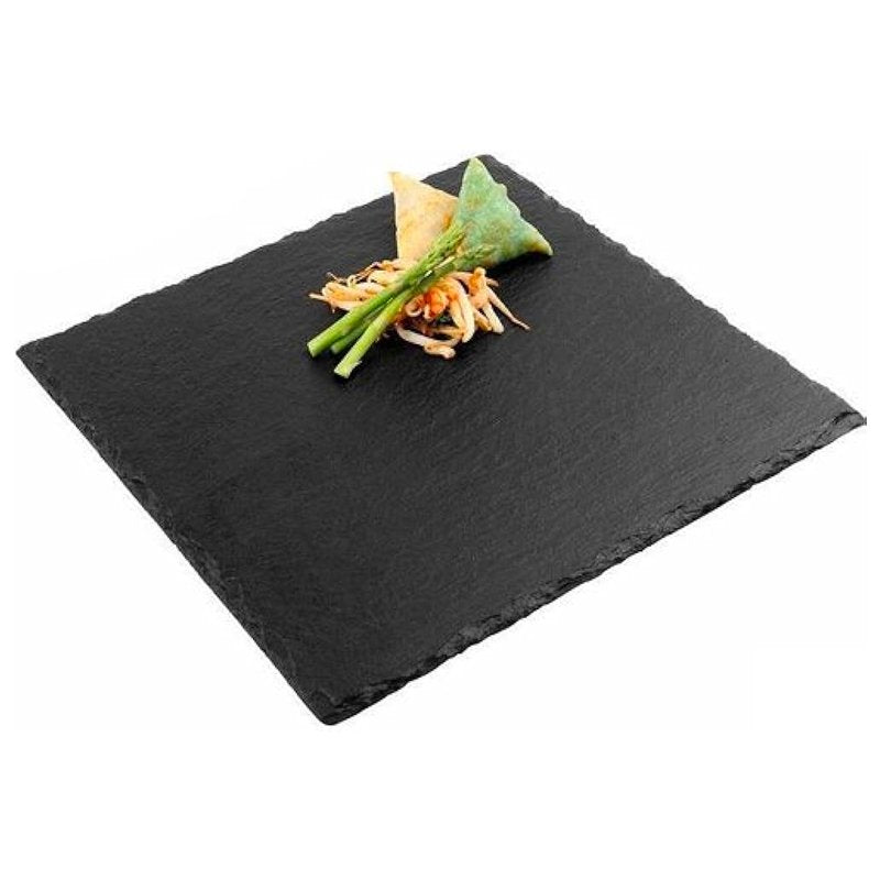 20x20 cm Ilsa assiette plate en ardoise