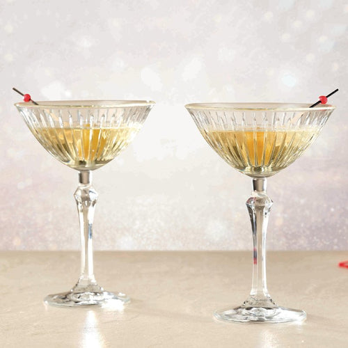 22 Cl Pasabahce Joy Martiniglas aus Glas Set mit 4 Teilen