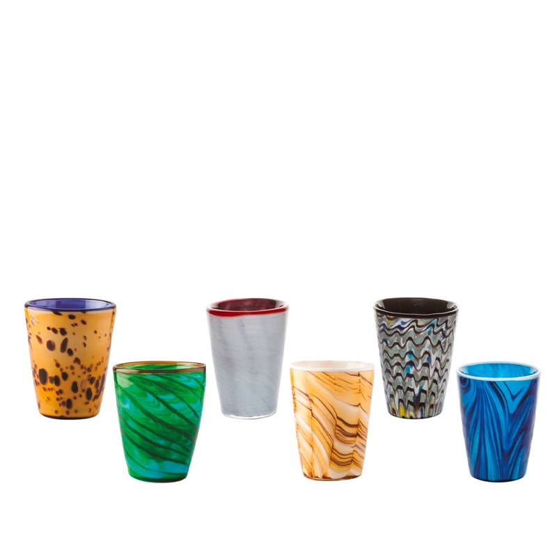 31 Cl Italesse Marea Bicchiere Acqua In Vetro Set 6 Pezzi