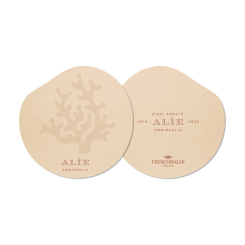 Cantina Frescobaldi Alie 10 Annate Sottobicchiere Set 6 Stück