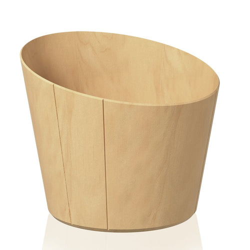 36 5 X H 31 5Cm Italesse Timber Champagnerkühler für 5 Flaschen aus Ecorec
