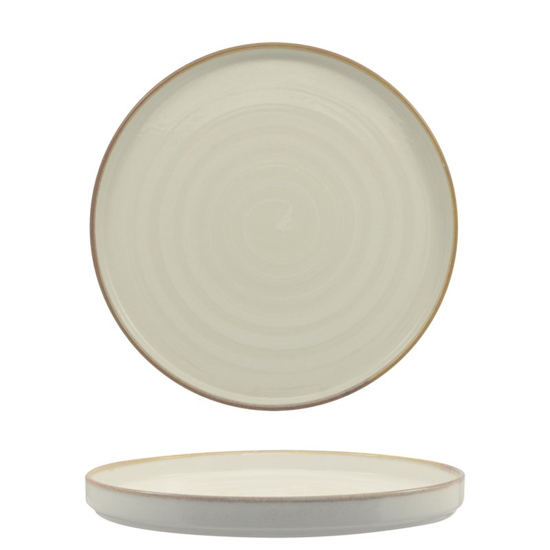 20 cm Saturnia Vortex plato llano porcelana set 6 uds