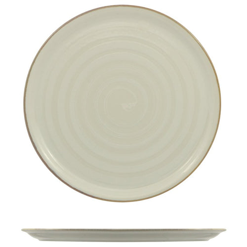 33 Cm Saturnia Vortex Piatto Pizza In Porcellana Set 6 Pz