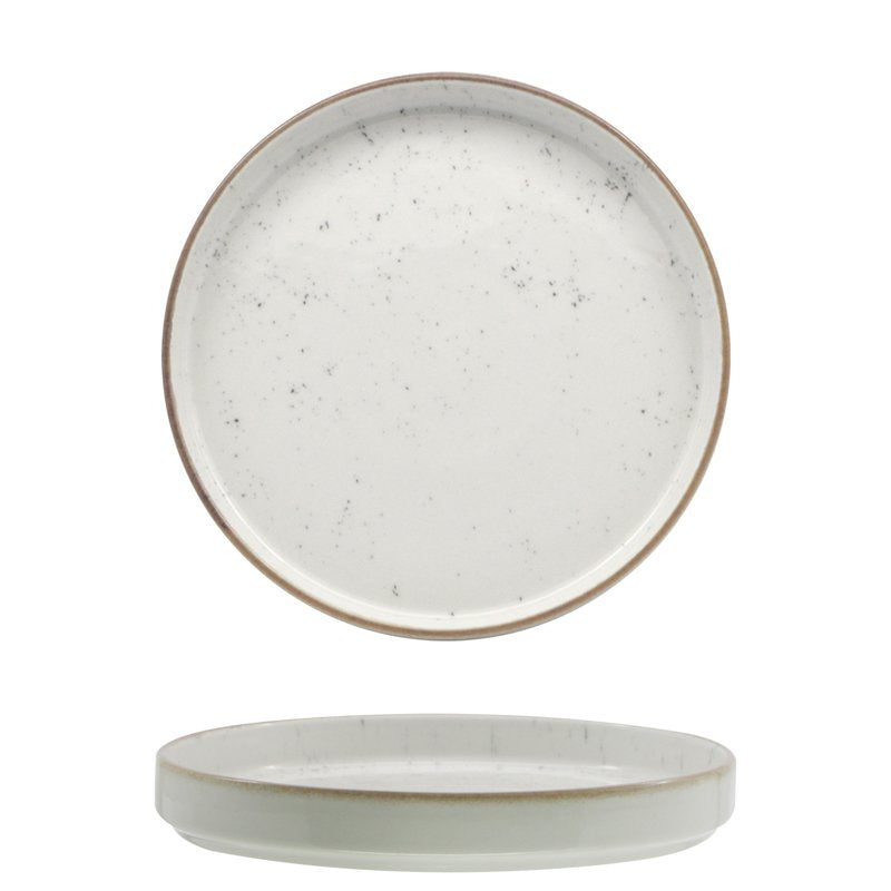 20 Cm Saturnia Stains Assiette Plate En Porcelaine Set 6 Pcs