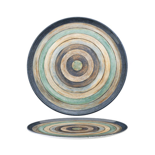 33 Cm Madera Pizzabord in porselein Set 6 stuks
