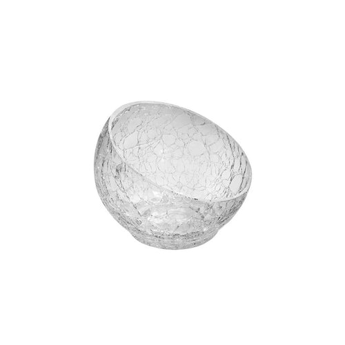 12 Cm Crackle Dessertschale Satiniert Aus Glas Set 6 Stück