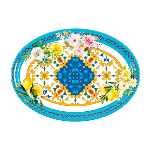 50X36 Cm Guzzini Flower Plateau en Mélamine Lot de 2 Pièces