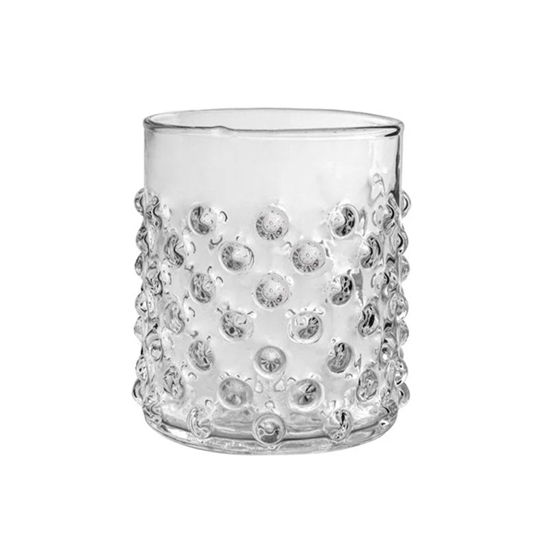54 6 Cl Bubbles Whiskyglas in Mondgeblazen Glas Set van 4 Stuks
