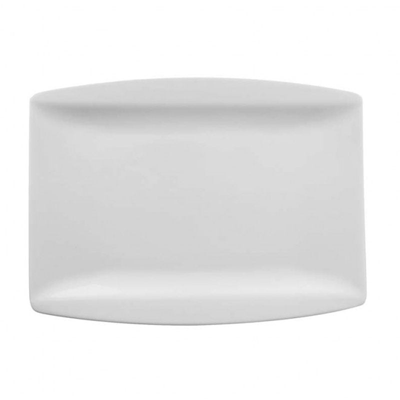 27X20 Cm Gural Porselen Napoli Plateau de service rectangulaire en porcelaine