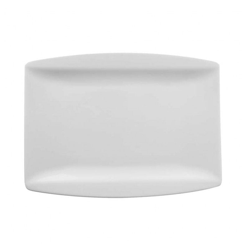 30X22 Cm Gural Porselen Napoli Plat de Service Rectangulaire en Porcelaine