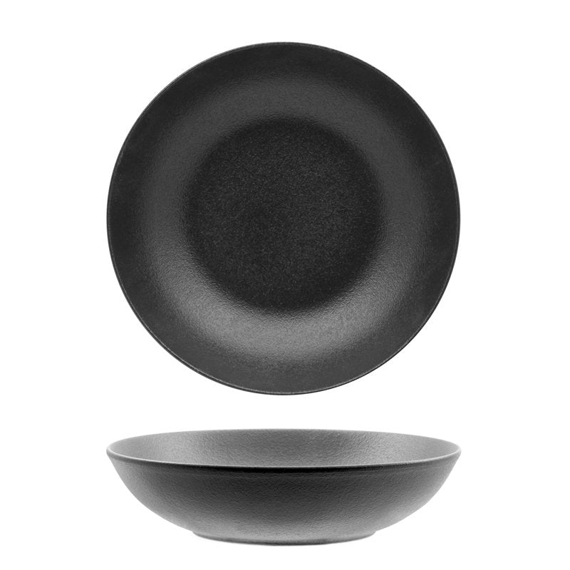 21 cm Ariane Black Dazzle assiette creuse en porcelaine set de 6