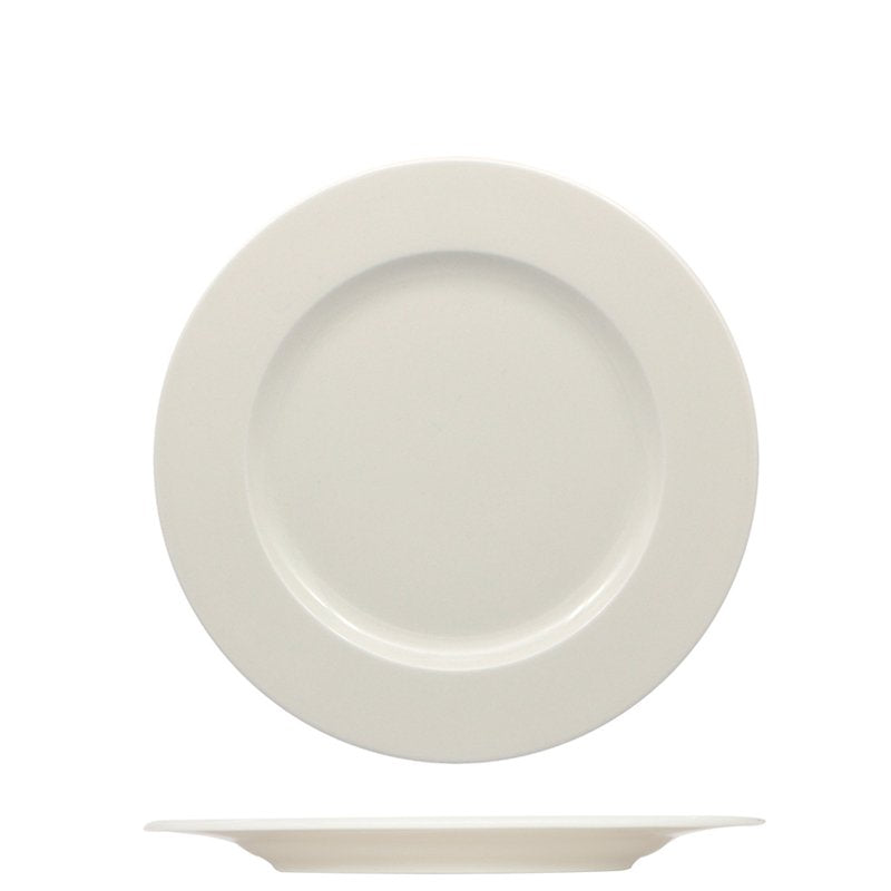25 Cm Ariane Prime Assiette plate en porcelaine Set 12 Pcs