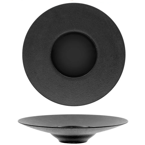 28 Cm Ariane Black Dazzle Tiefenteller aus Porzellan Set 6 Stk
