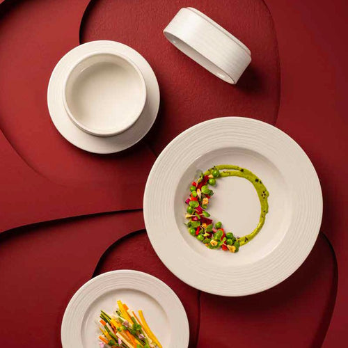 18 cm Ariane Eclipse assiette creuse en porcelaine set de 3