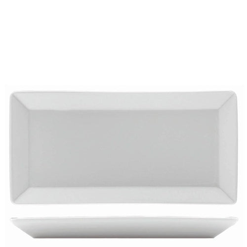 33X26 Cm Kutahya Porselen Maya Plat de Service Rectangulaire en Porcelaine Set 6 Pcs