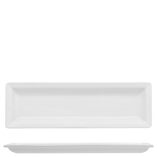26 7X8 7 Cm Lioness Justwhite Plateau de service rectangulaire en porcelaine Set 6 Pcs