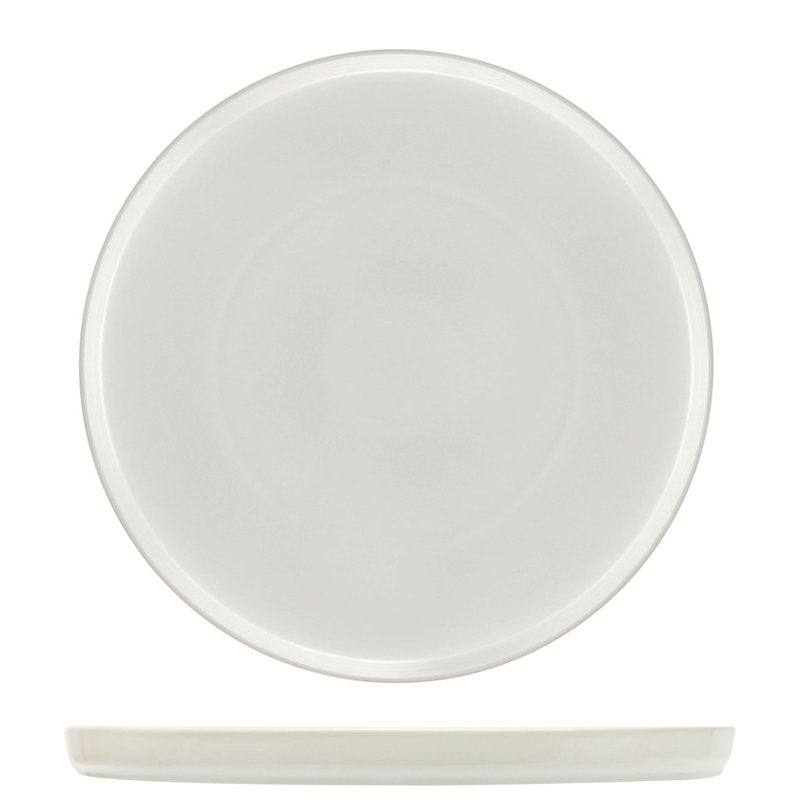 25 7 Cm Lioness Justwhite Plato Llano En Porcelana Set 3 piezas