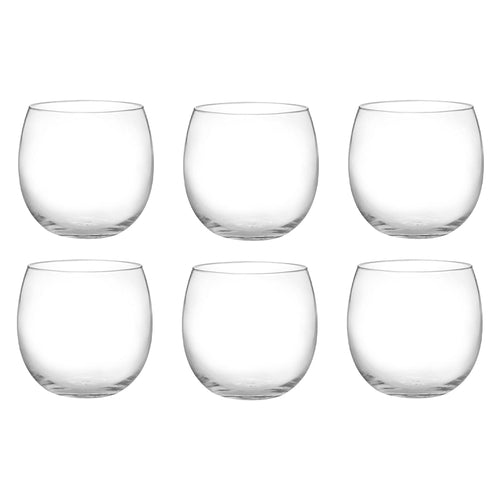 16 Cl Handh Bubbly Bicchiere Liquore In Vetro Set 6 Pezzi