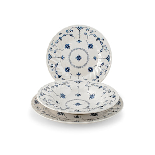 Churchill James Sadler And Sons Finlandia Tellerservice aus Terrakotta Set mit 18 Stk