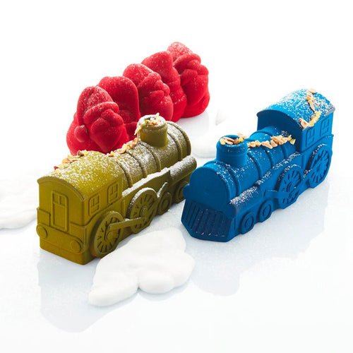 25 4 X 8 8 Cm Pavoni Express Log Lokomotiv-Baumstamm-Kuchenform aus Silikon