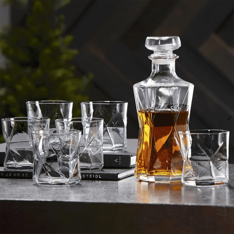 1 Litro Bormioli Rocco Cassiopea Decantador Whisky En Vidrio