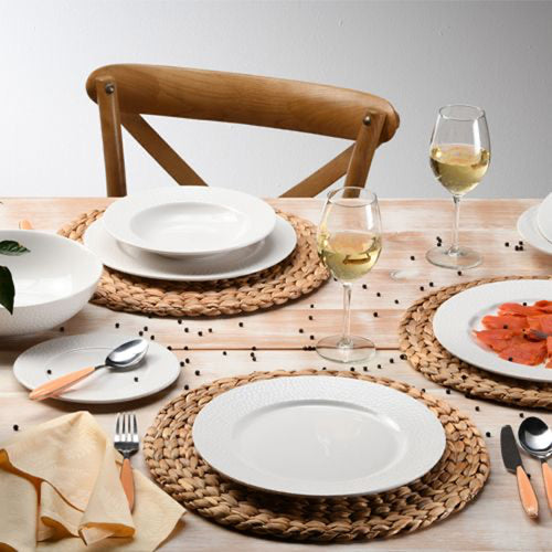 22 Cm Tognana Golf Piatto Fondo In Porcellana Set 6 Pz