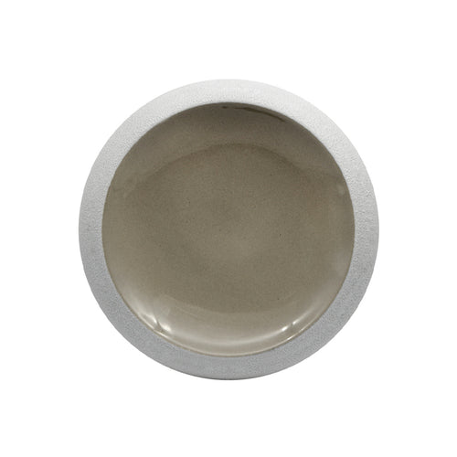 23 3 Cm Genesys Evo Assiette présentation ronde en porcelaine Set de 2 pz