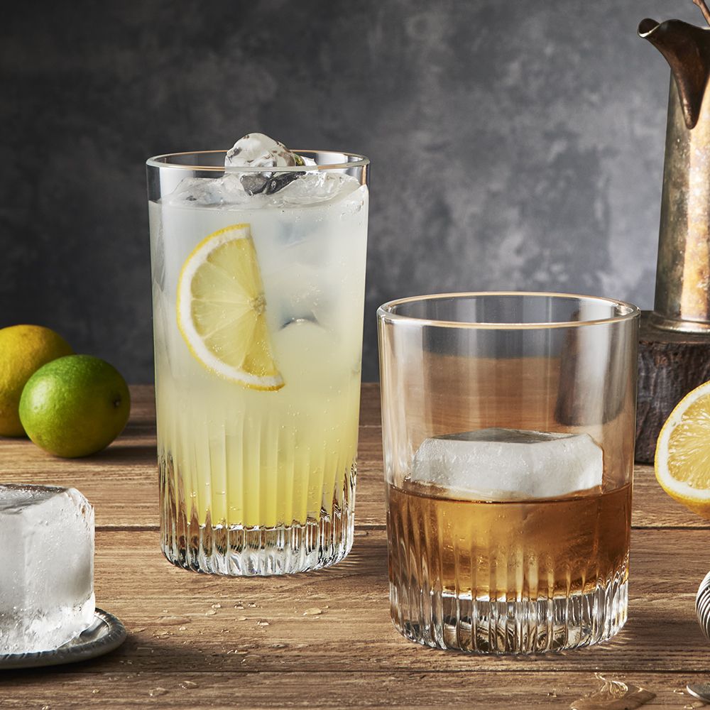 45 cl - Bormioli Rocco Graphics Verre à boisson en verre - Set de 6 pz