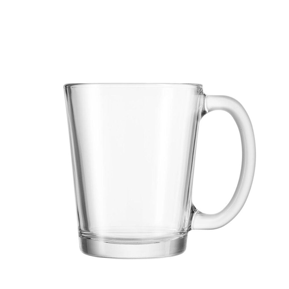 31 cl Borgonovo Conic Mug Polyvalent avec Anse en Verre Set 6 Pcs