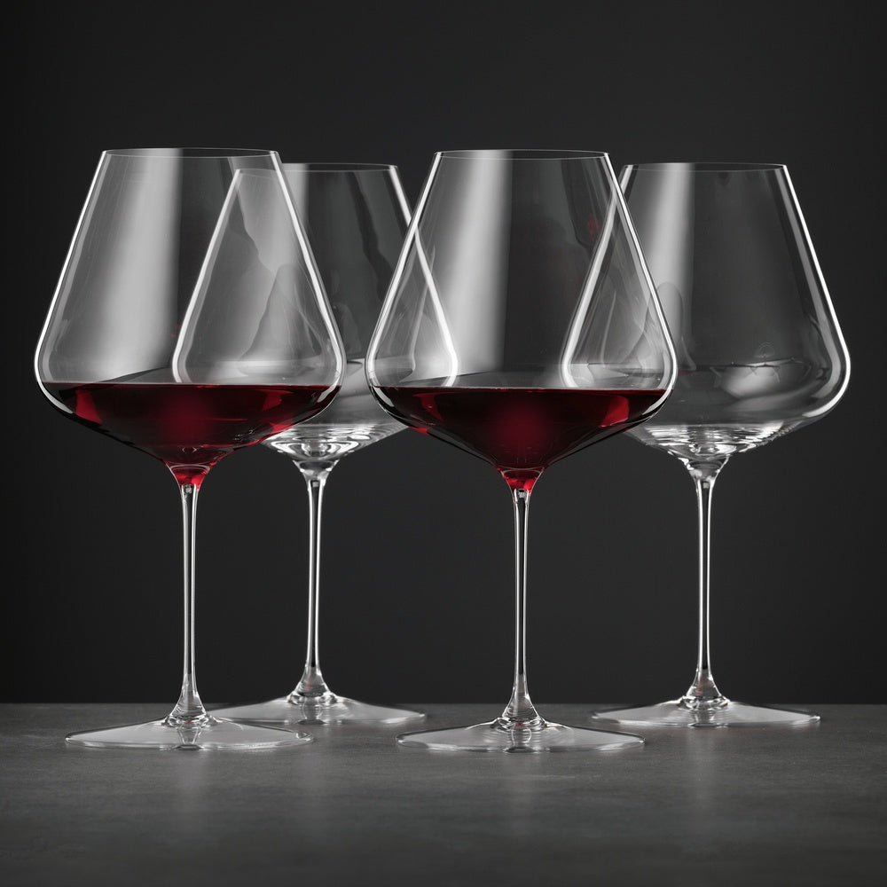 96 cl - Spiegelau Definition Verre À Vin Rouge Burgundy En Verre Cristallin - Lot de 4 Pièces
