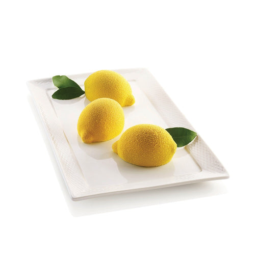 6 Formen - Silikomart Delizia Al Limone Realistische Frucht-Dessertform aus Silikon Ausstecher Inklusive