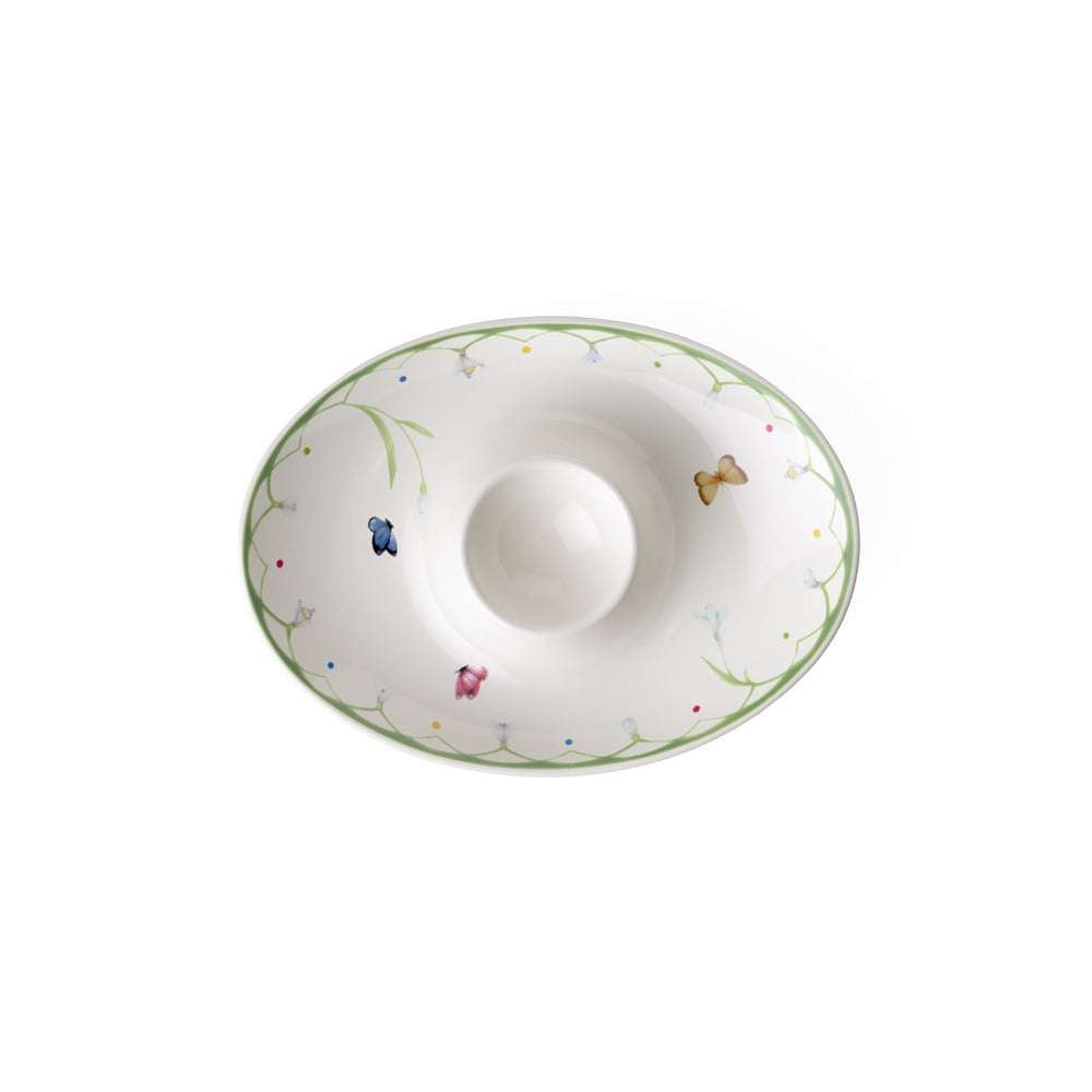 14.5x11 cm - Villeroy & Boch Colorful Spring Coquetier En Porcelaine Premium - Set de 4 Pcs