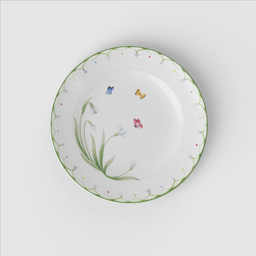 21.5 cm - Villeroy & Boch Colorful Spring Dessertteller Aus Premium-Porzellan - Set mit 6 Stück