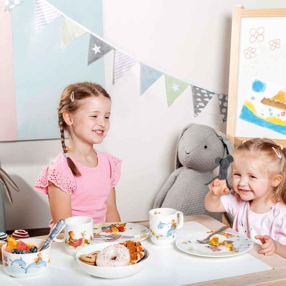 Kiddy Bears Hungry As A Bear Servizio Piatti Colazione Per Bambini Set 7 Pz