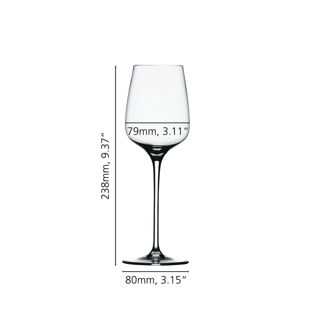 37.8 cl - Spiegelau Willsberger Anniversary Copa de Vino Blanco en Vidrio Cristalino - Set de 4 Pzs
