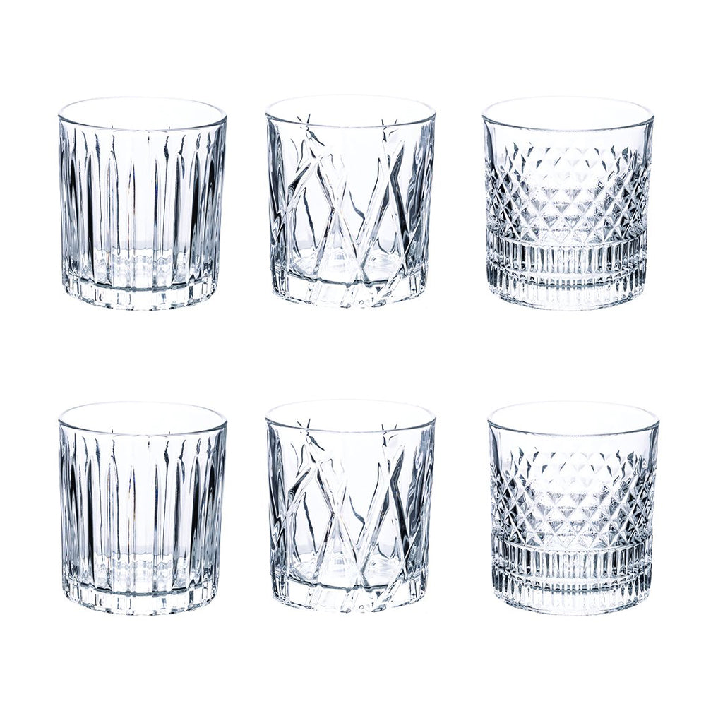 31 Cl Villa D Este Vintage Wasserglas aus Glas Set 6 Stück