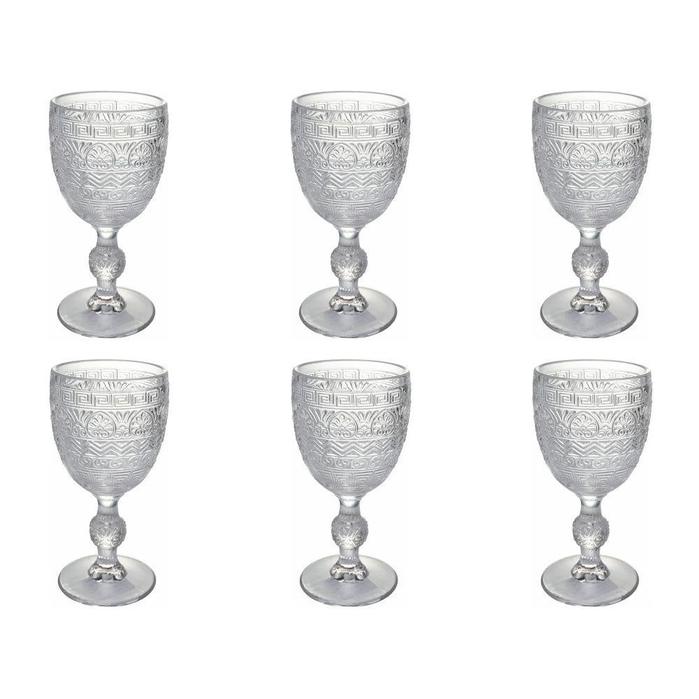 23 5 Cl Villa D Este Mexico Copa de Agua En Vidrio Set 6 Piezas