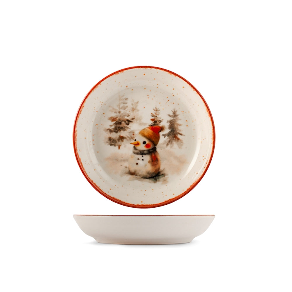 H&H Nordic Santa Express Servizio Piatti In Stoneware Set 18 Pz