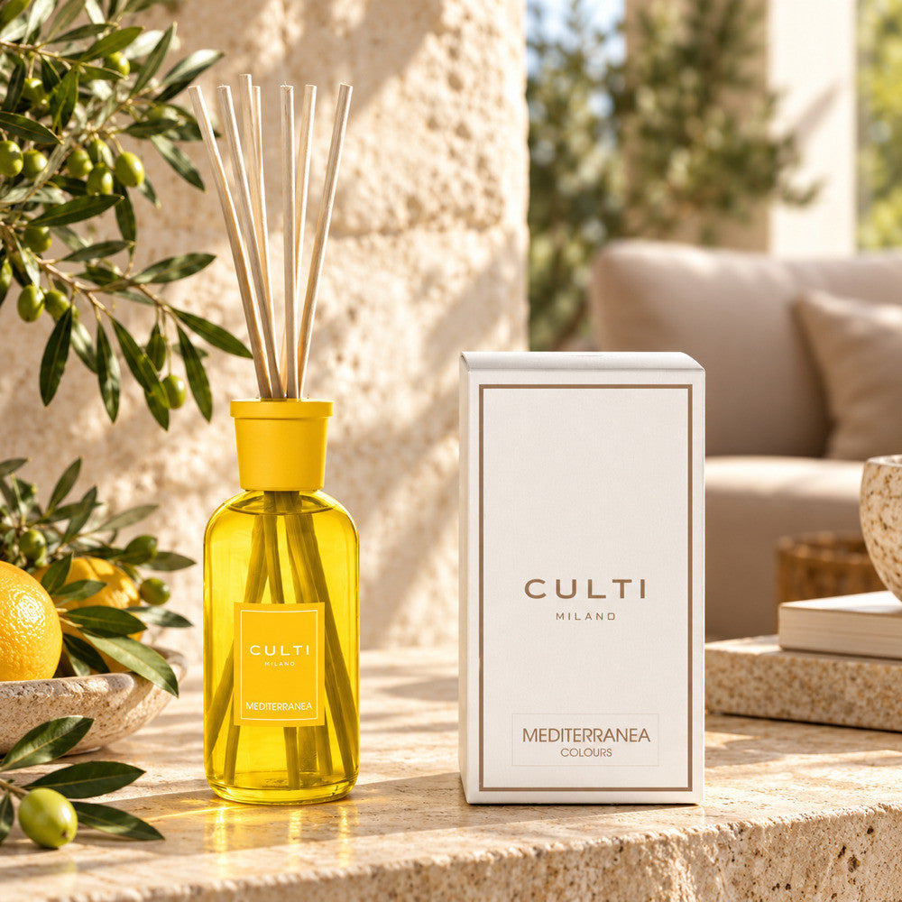 Culti Milano Mediterranea Stile Colours Geurdiffuser Met Stokjes