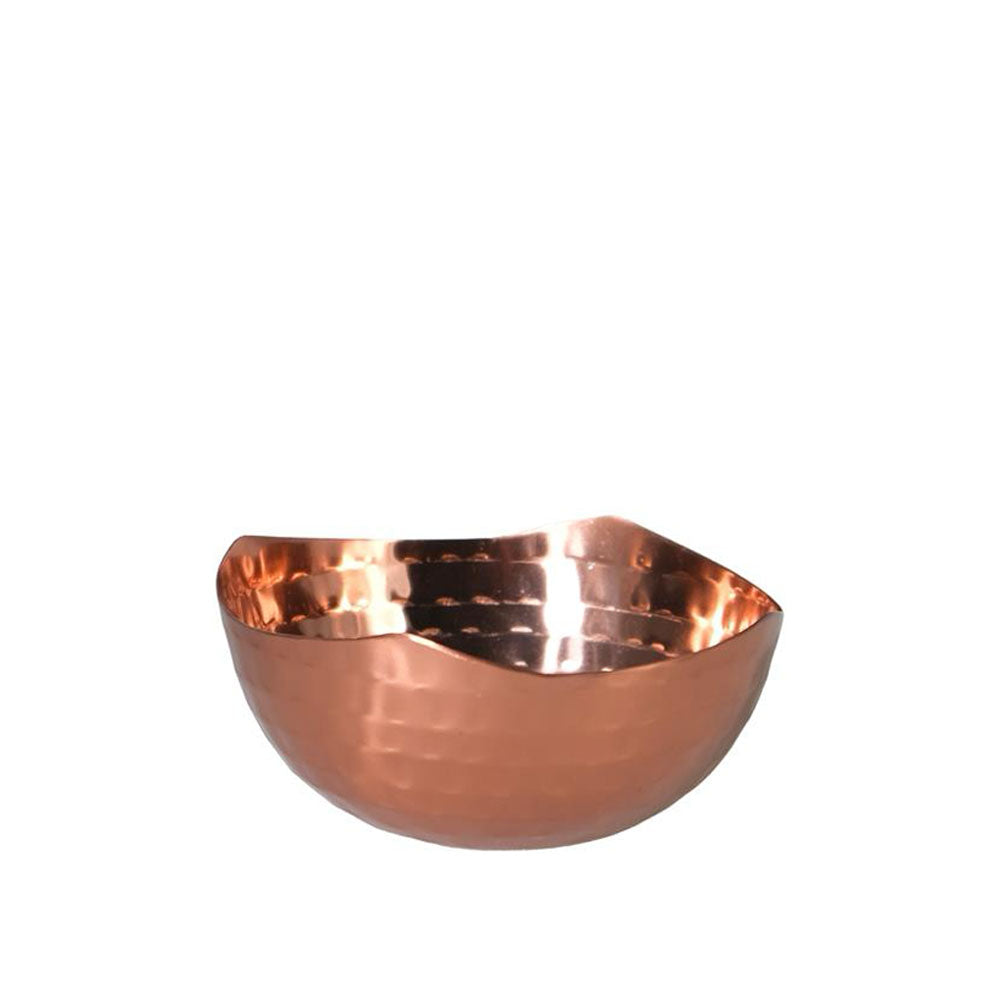 8.5 cm - Portofino Bol En Acero Martillado