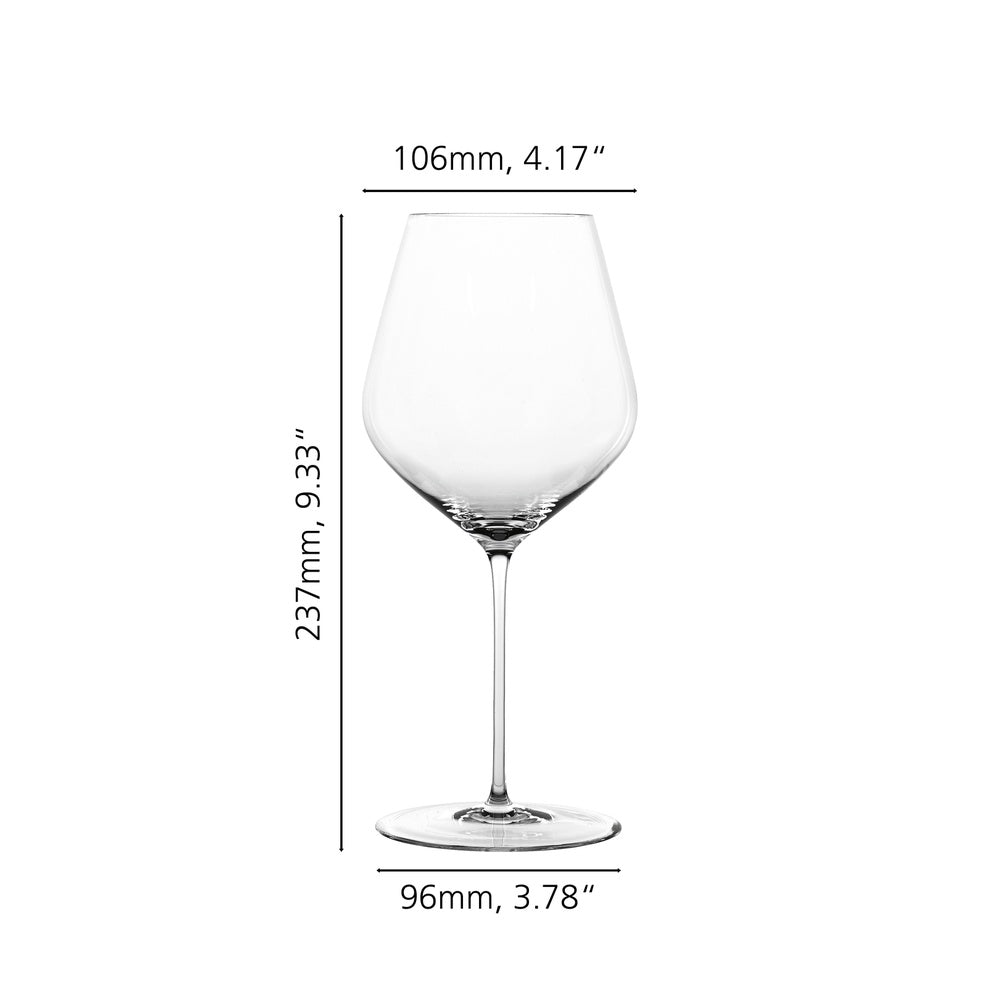 73.4 cl - Spiegelau Hi-Lite Copa Vino Burgundy En Vidrio - Set de 4 Piezas