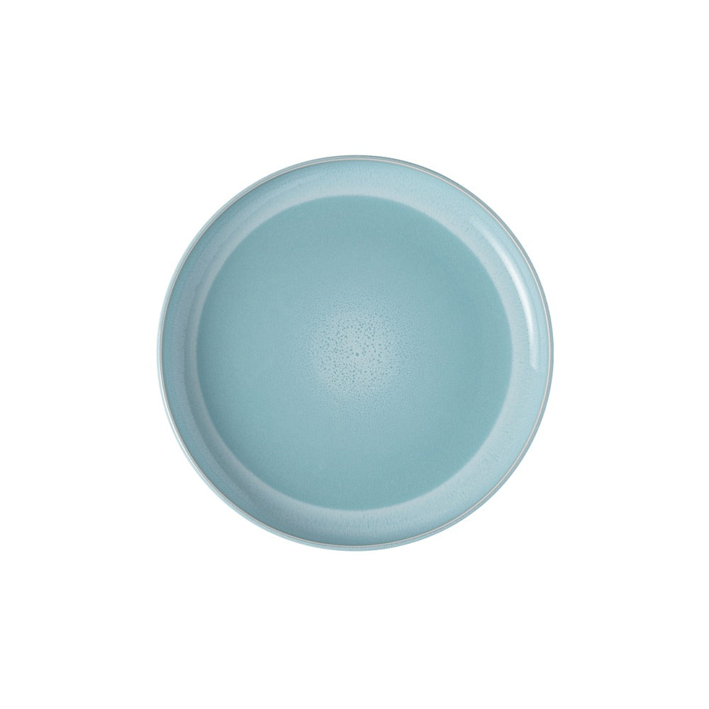 27.1 cm - Villeroy & Boch Perlemor Aqua Plat bord van premium porselein - Set van 6 st