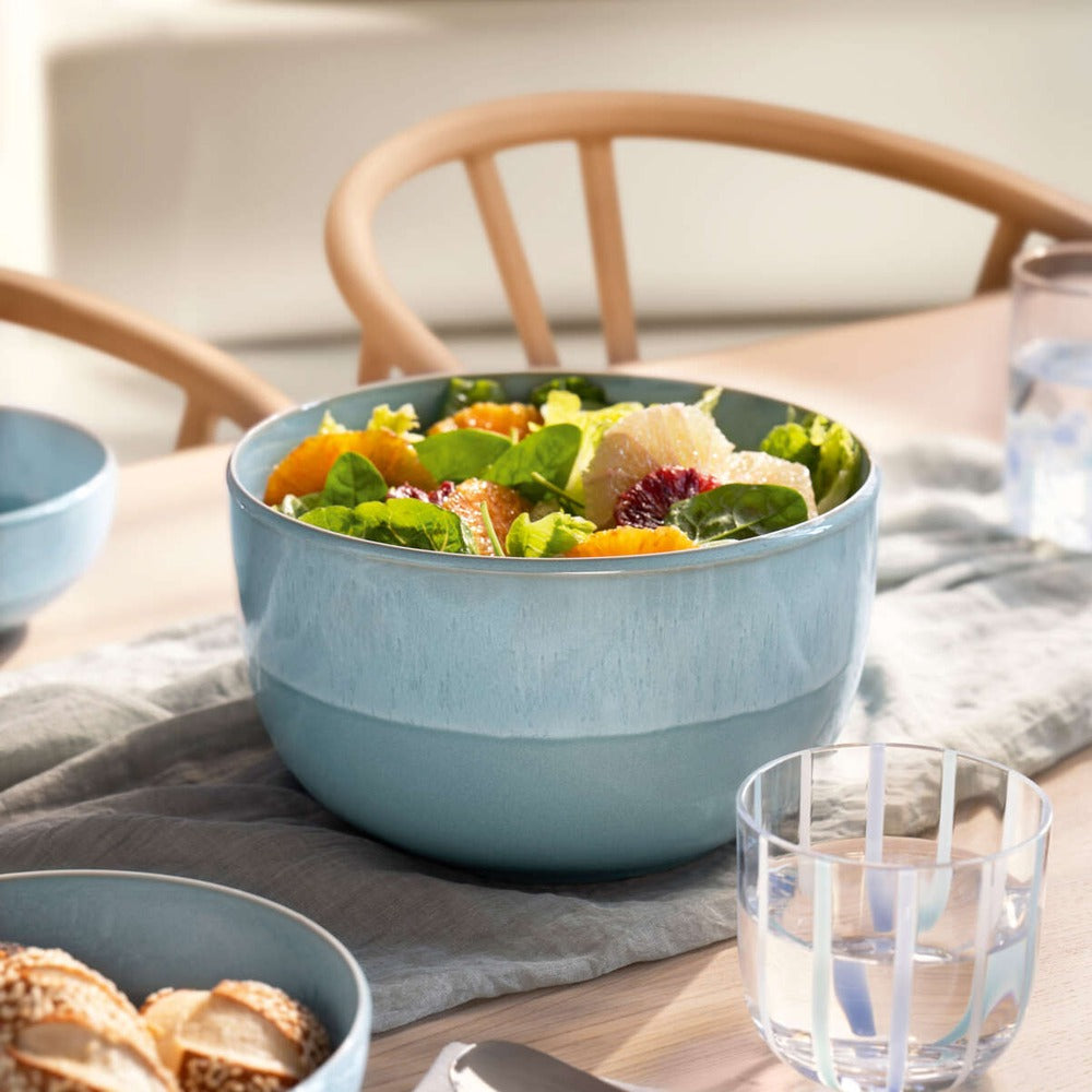 300 cl - Villeroy & Boch Perlemor Aqua Saladekom van premium porselein