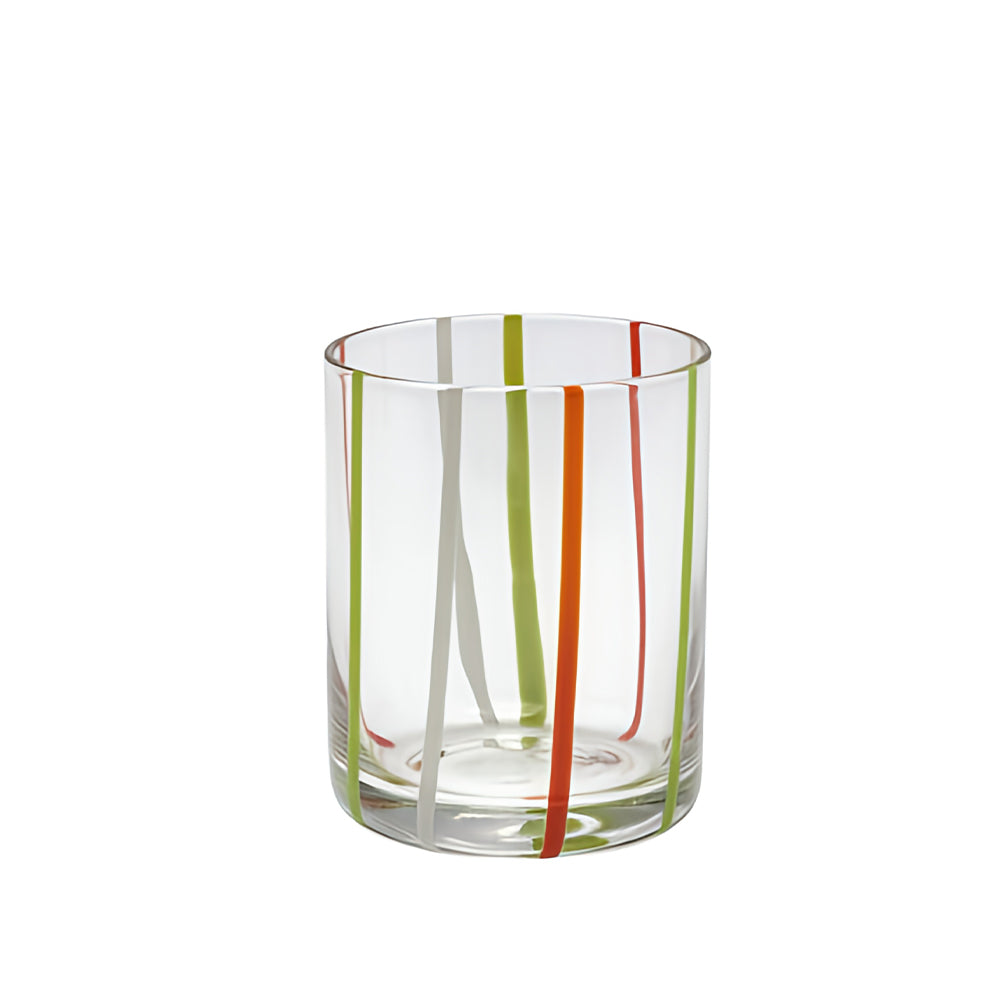 37.5 cl - Stick Verre à Eau en Verre Soufflé à la Bouche - Lot de 6 Pcs