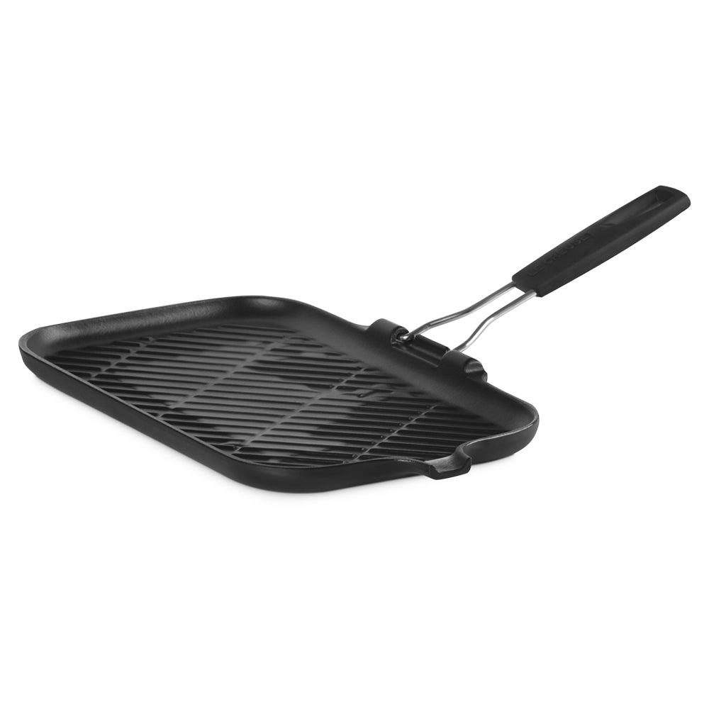 36x36 cm - Le Creuset rechthoekige grillplaat van gietijzer