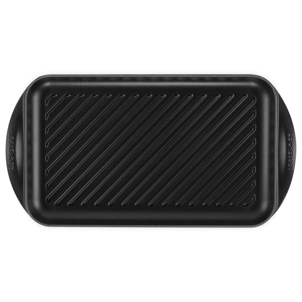 40x25 cm - Le Creuset Grill Parrilla Rectangular Extragrande De Hierro Fundido