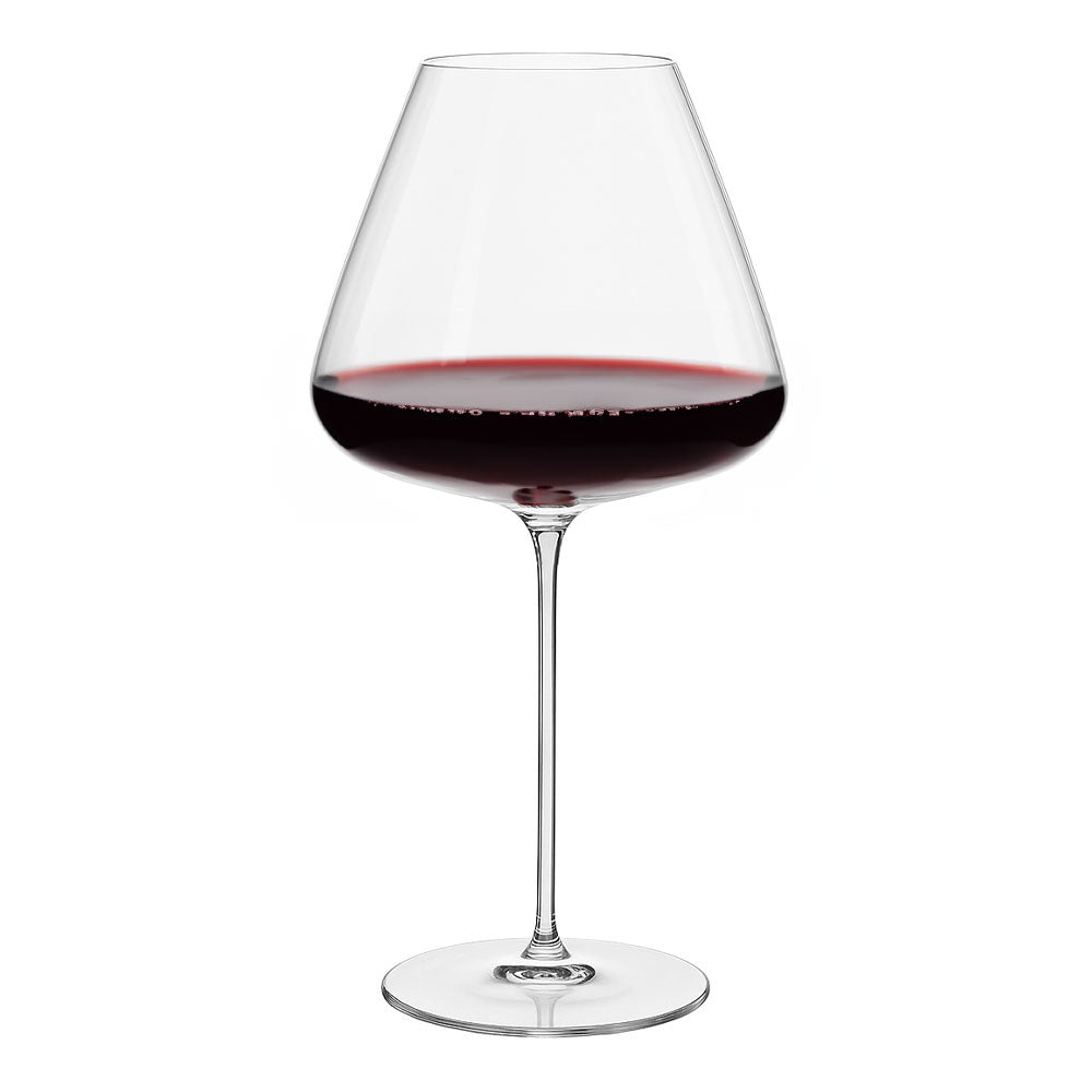 98 cl - Essentia Plume Verre à Vin Rouge Gran Rosso En Verre Set de 2 Pcs