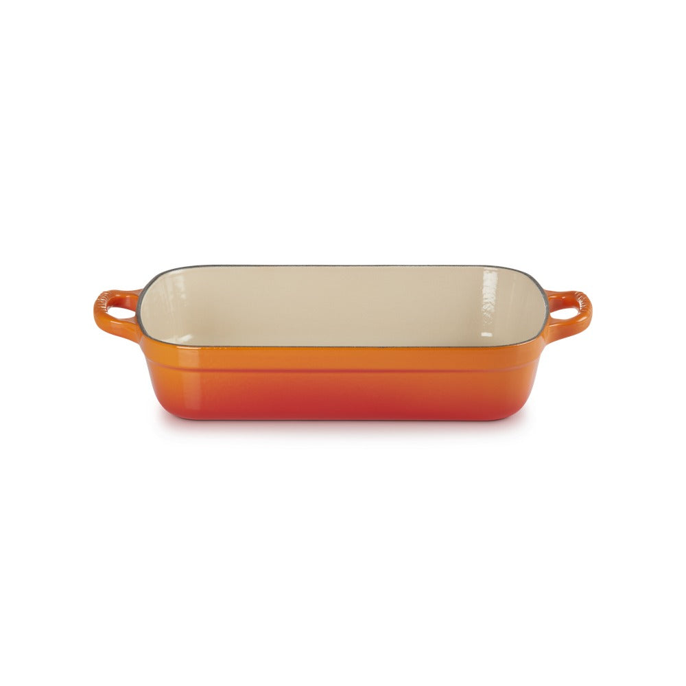 37x29 cm - Le Creuset Evolution Pirofila Rettangolare In Ghisa Vetrificata