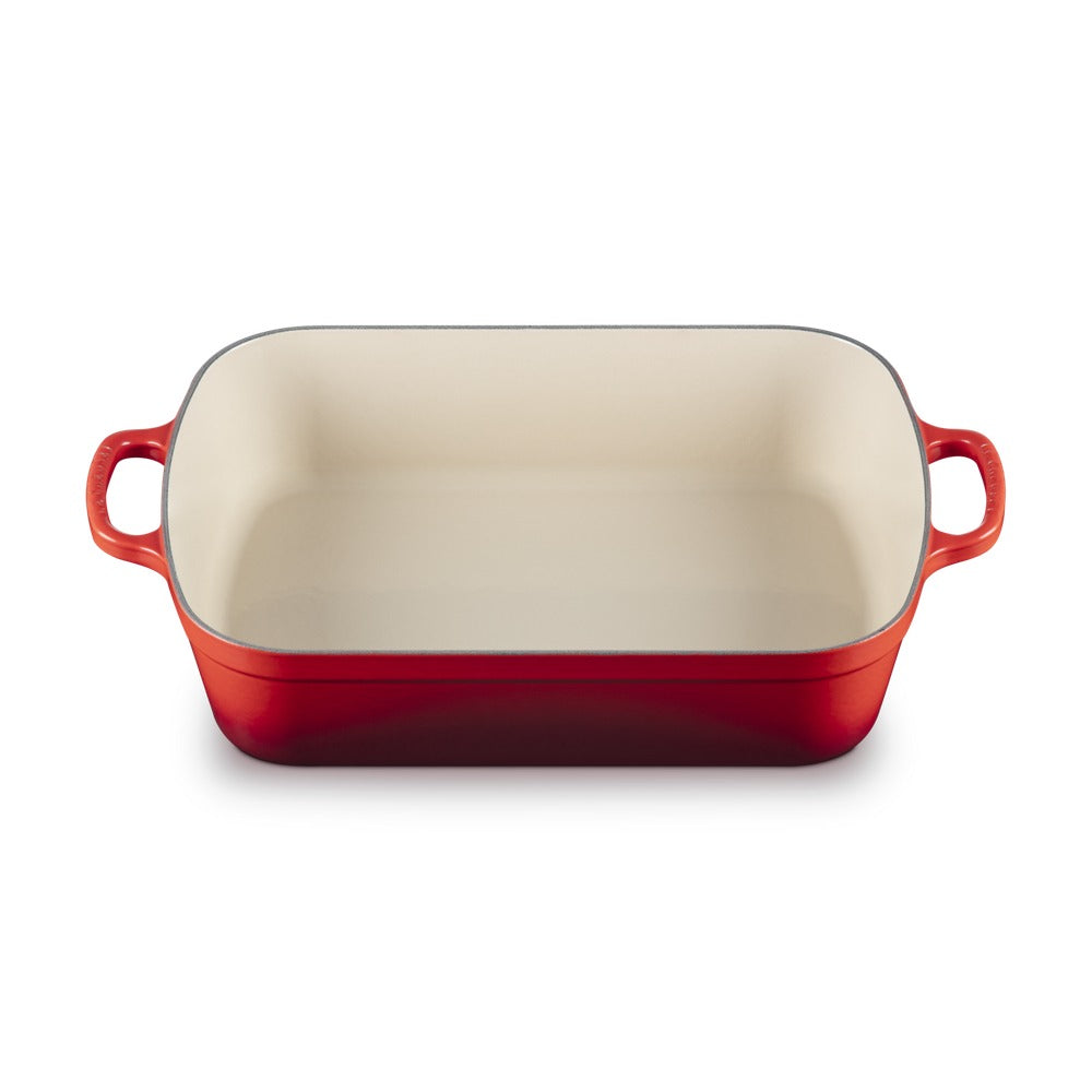 37x29 cm - Le Creuset Evolution Pirofila Rettangolare In Ghisa Vetrificata